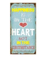 Πινακίδα Μεταλλική 30x60cm Happiness Etoile NN-625G